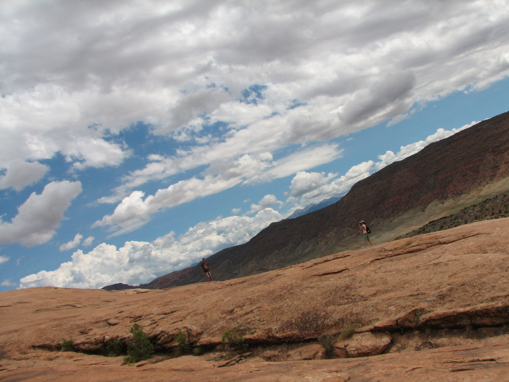 Taking photographs in Arches National Park